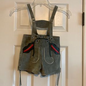 Authentic vintage Austrian Toddler Lederhosen